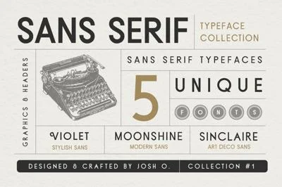 Sans Serif Typeface Collection
