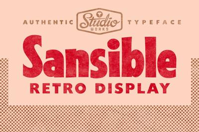 Sansible | Retro Display Free Download