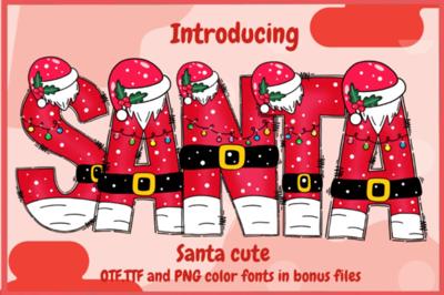 Santa Cute Fonts | PNG OTF TTF Free Download