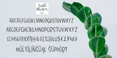 Santa Monica Font