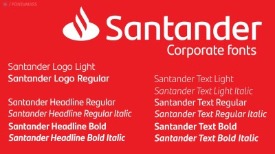 Santander - Corporate Font