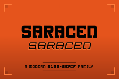 Saracen Slab Serif (24 fonts) Free Download