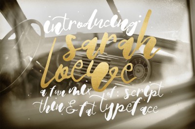 Sarah Loewe Script Font