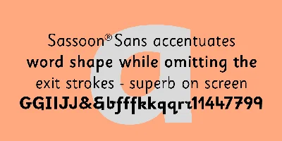 Sassoon Sans Font