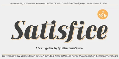Satisfice Font