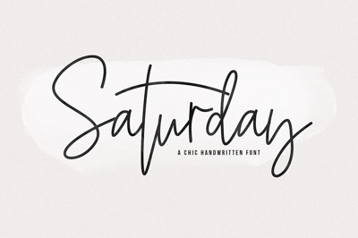 Saturday - Signature Script Font Free Download