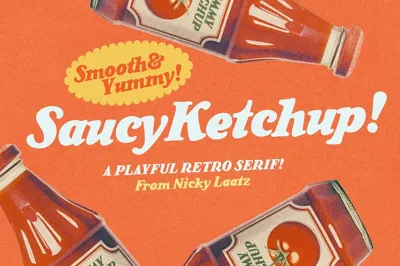 Saucy Ketchup! A Retro Serif Free Download