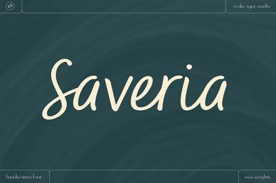 Saveria Handwritten Script Font Free Download