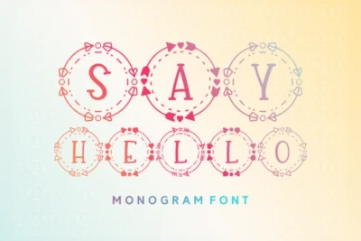Say Hello Font