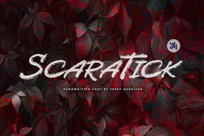 Scaratick - Handwritten Font