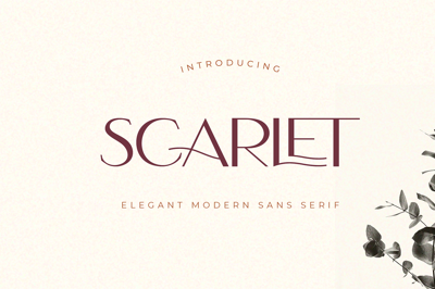 Scarlet | Minimal Elegant Font Free Download