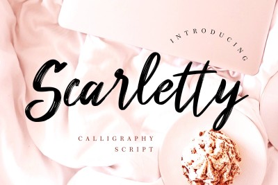 Scarletty Calligraphy Business Font