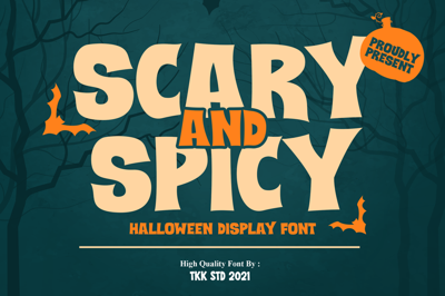 Scary and Spicy - Horror Font Free Download