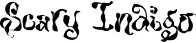 Scary Indigo Font