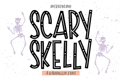 SCARY SKELLY Halloween Font Free Download