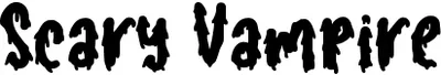 Scary Vampire Font