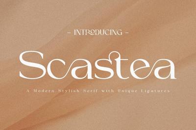 Scastea | A Modern and Elegant Font Free Download