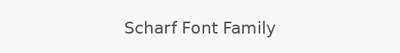 Scharf Font Family