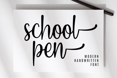 School Pen - Modern Handwritten Font Free Download