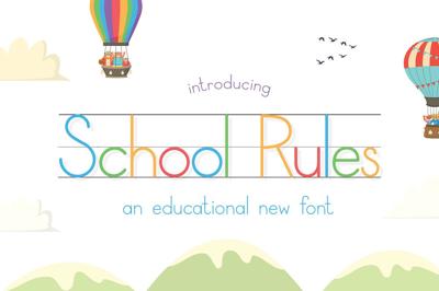 School Rules Font Free Download