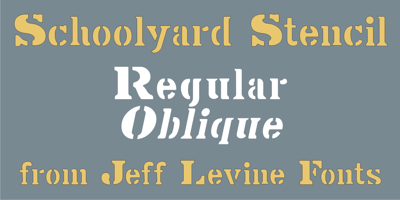 Schoolyard Stencil JNL Free Download