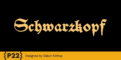 SchwarzKopf Font