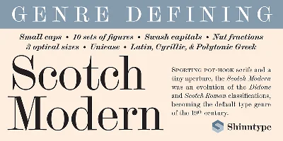 Scotch Modern Font