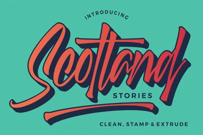 Scotland Stories | Modern Script