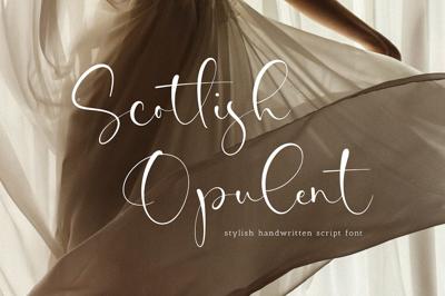 Scottish Opulent - Handwritten Font Free Download