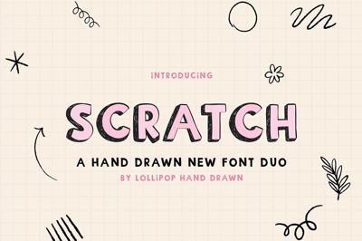 Scratch Font Duo Free Download