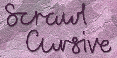 Scrawl Cursive Free Download