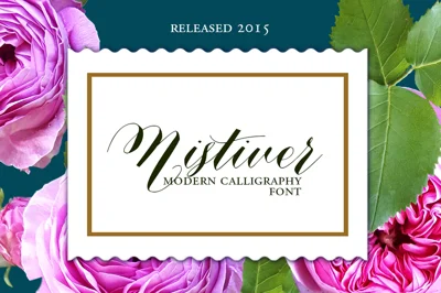 Script Font - Nistiver Black *otf