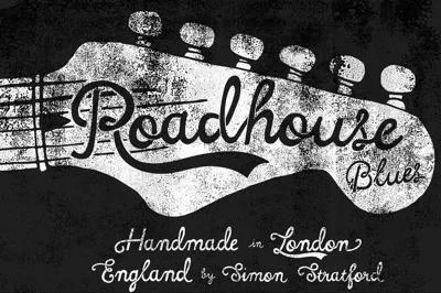 Script font Roadhouse Blues