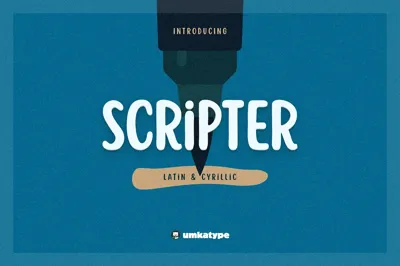 Scripter Display Font (Updated) Free Download