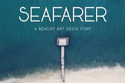 Seafarer | A Beachy Art Deco Font Free Download