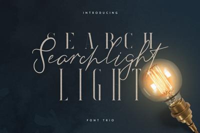 Searchlight - font trio Free Download