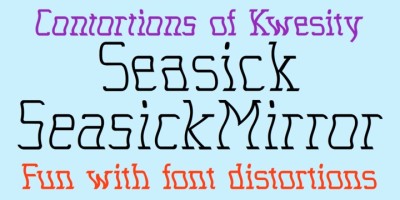 Seasick Font