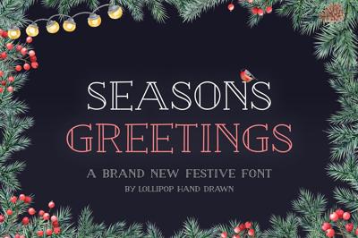 Seasons Greetings Font Free Download