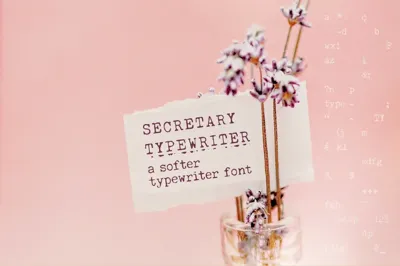 Secretary Typewriter font Free Download