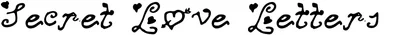 Secretloveletters Font