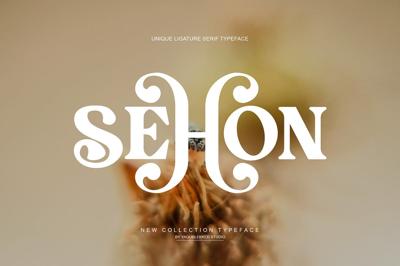 SEHON LIGATURE SERIF TYPEFRACE Free Download