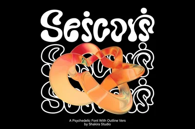 Seicori - Psychedelic Font Display