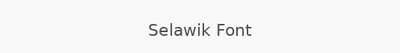 Selawik Font