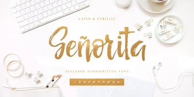 Senorita Cyrillic Script