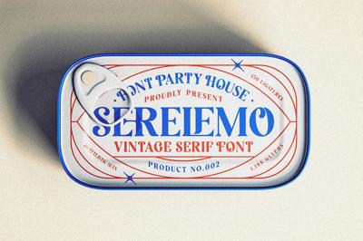 Serelemo - Vintage Serif Font Free Download