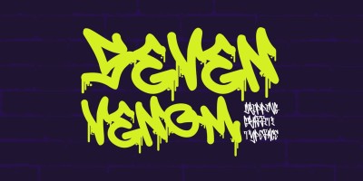 Seven Venom Drip Font