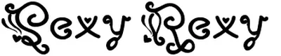 Sexyrexy Font