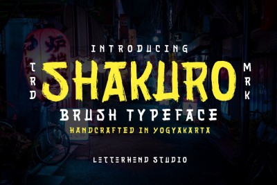 Shakuro Brush Font