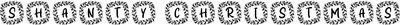 Shanty Christmas Monogram Font