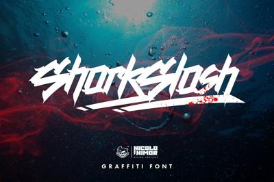 SHARKSLASH Graffiti Font Free Download